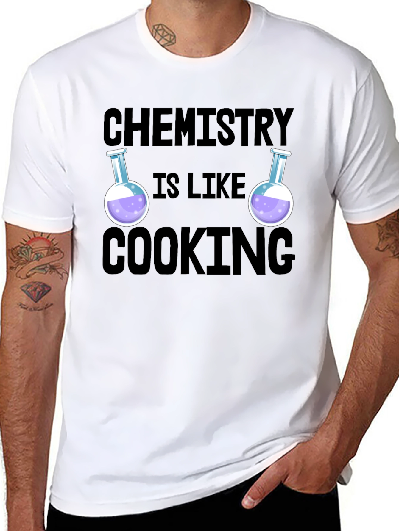 Chemistry is Like Cooking Funny Science T-Shirt