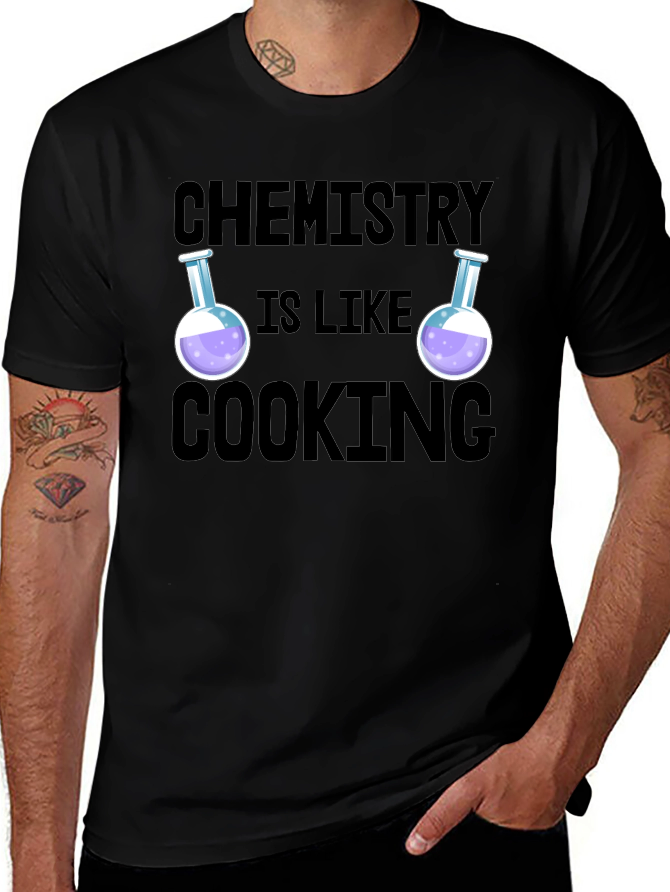 Chemistry is Like Cooking Funny Science T-Shirt
