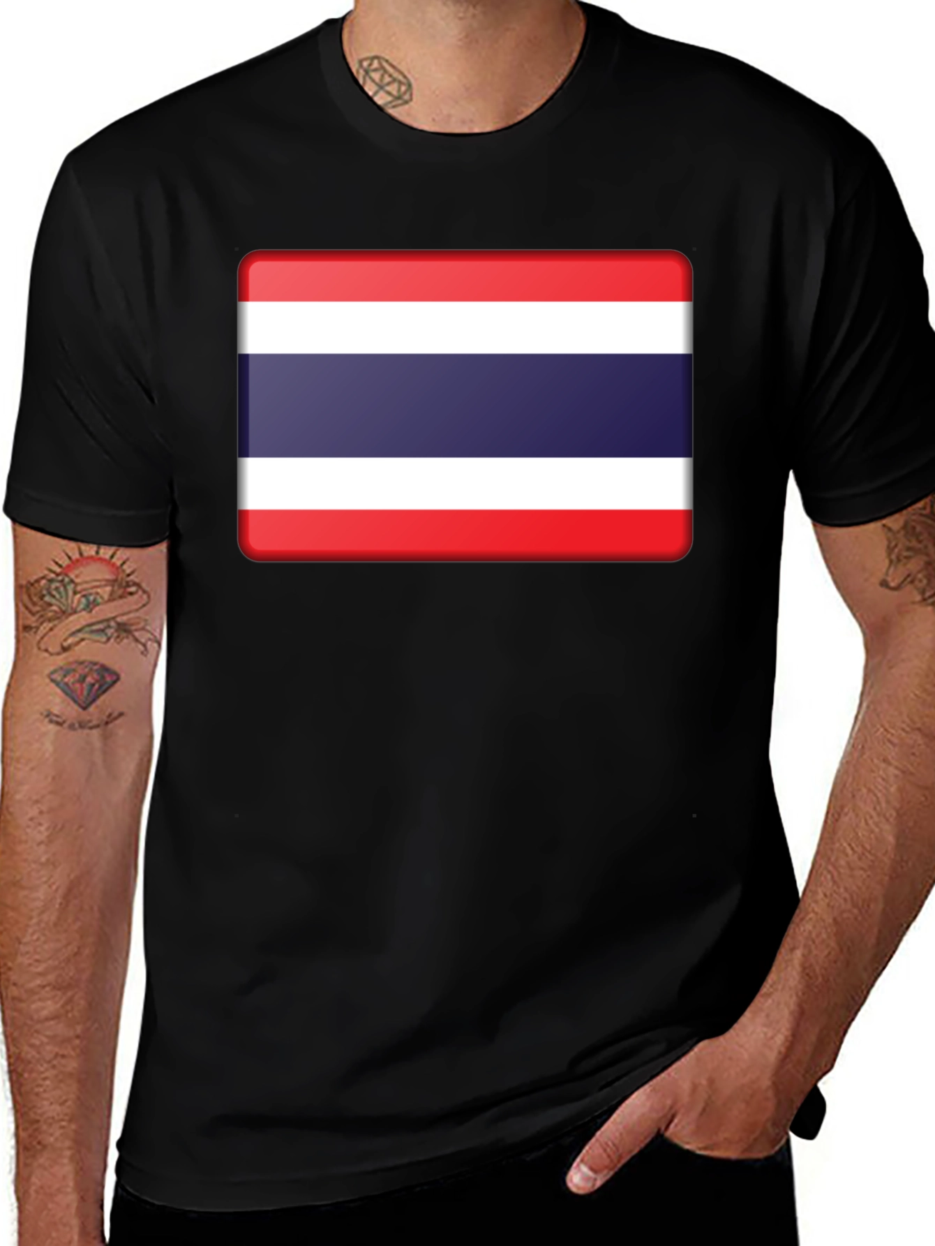 Thailand Flag T-Shirt - Bold & Stylish Tee