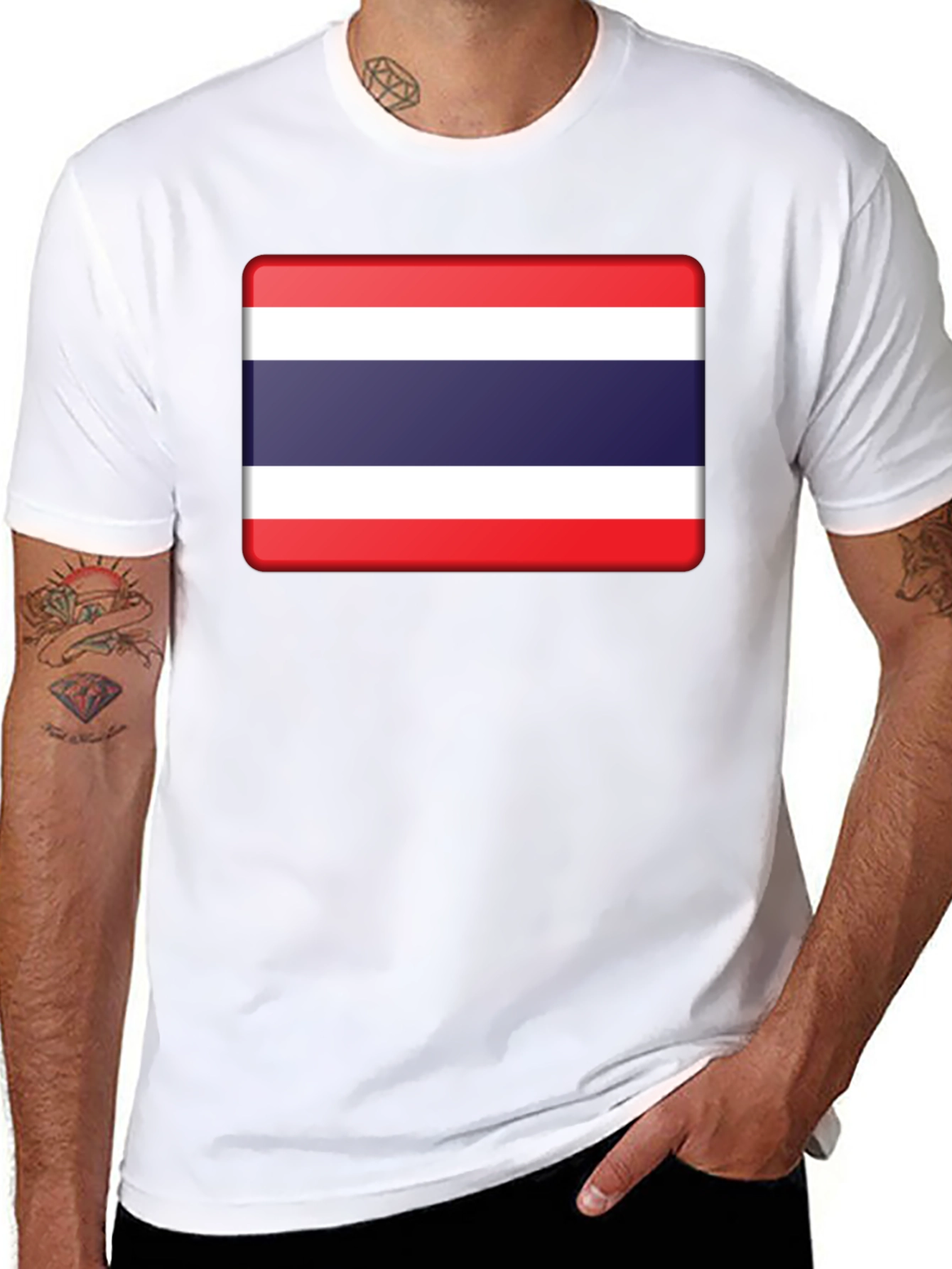 Thailand Flag T-Shirt - Bold & Stylish Tee