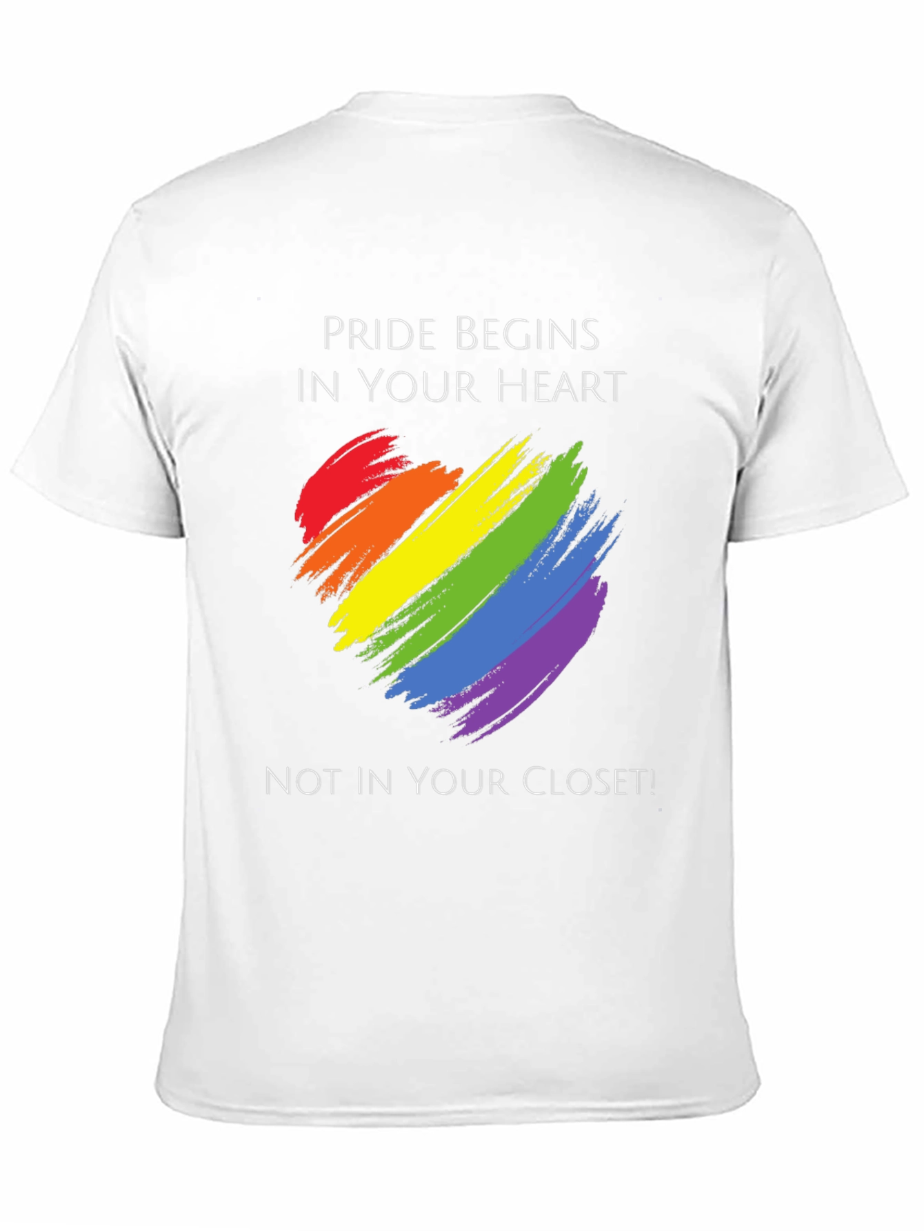 Pride Begins in Your Heart Graphic Tee