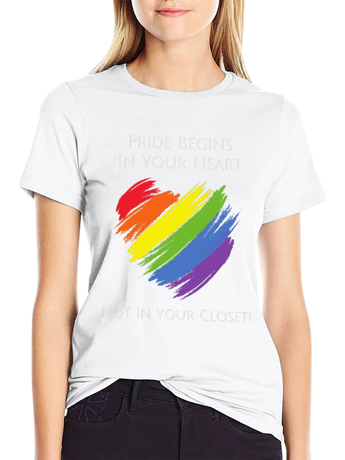 Pride Begins in Your Heart Graphic Tee
