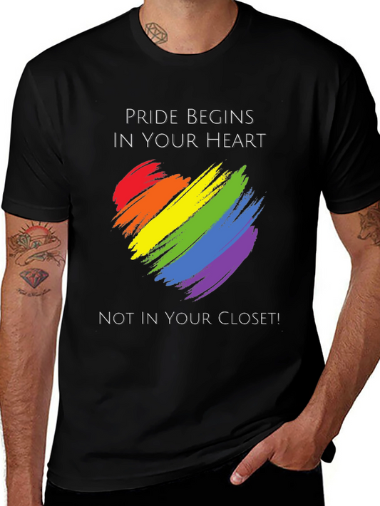 Pride Begins in Your Heart Graphic Tee