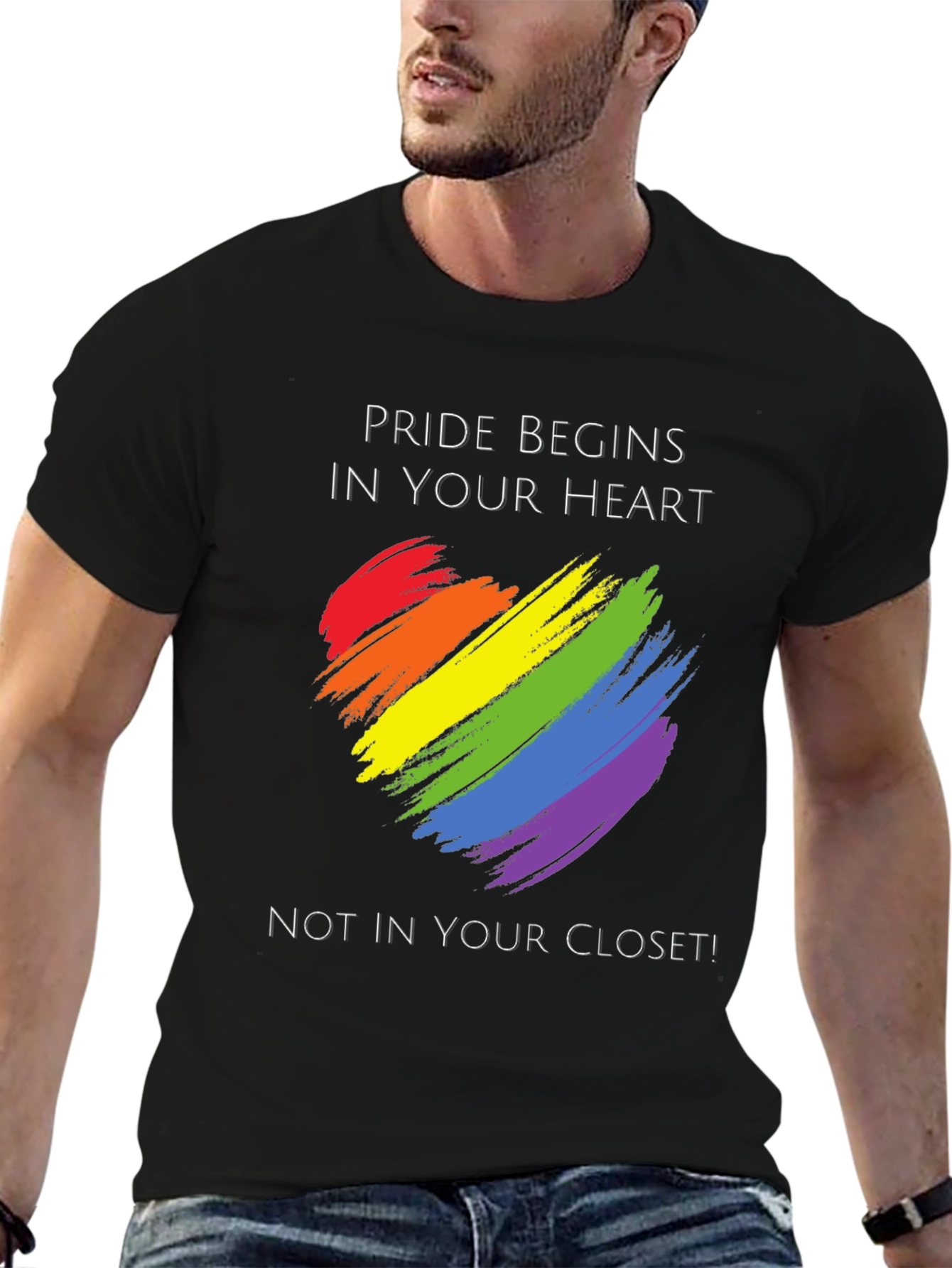 Pride Begins in Your Heart Graphic Tee