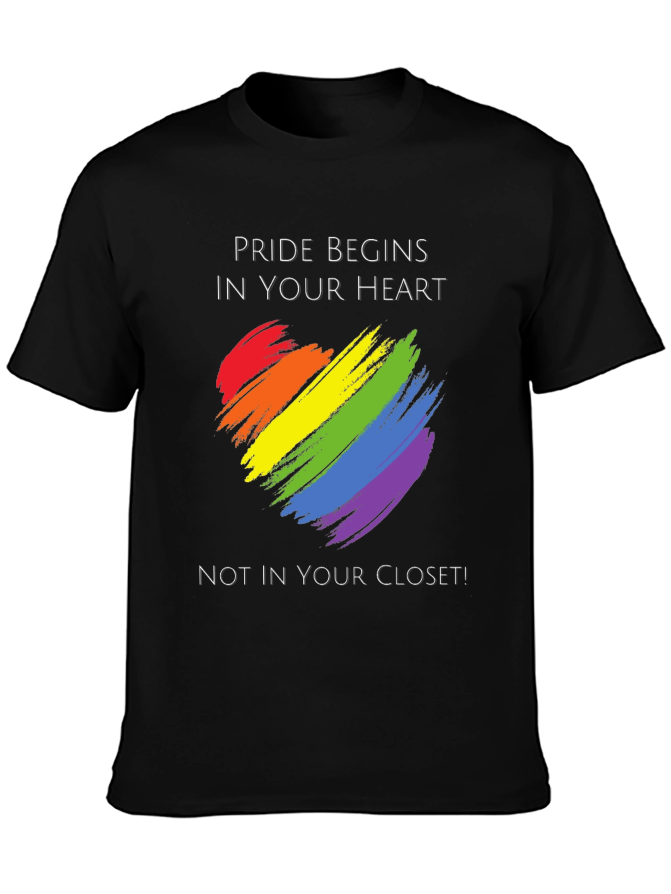 Pride Begins in Your Heart Graphic Tee