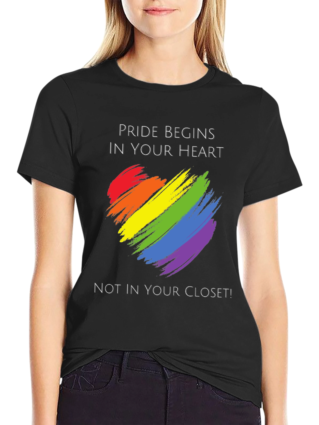 Pride Begins in Your Heart Graphic Tee
