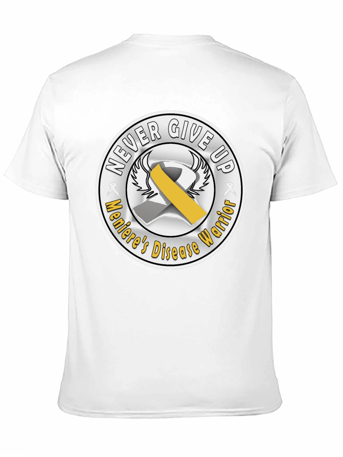 Menieres Disease Warrior T-Shirt - Never Give Up