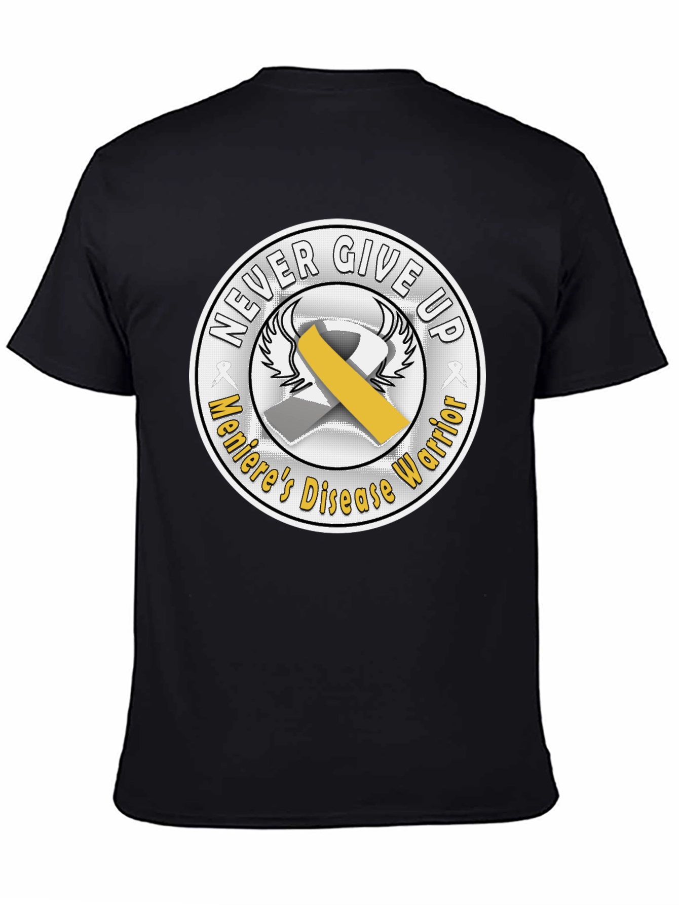 Menieres Disease Warrior T-Shirt - Never Give Up