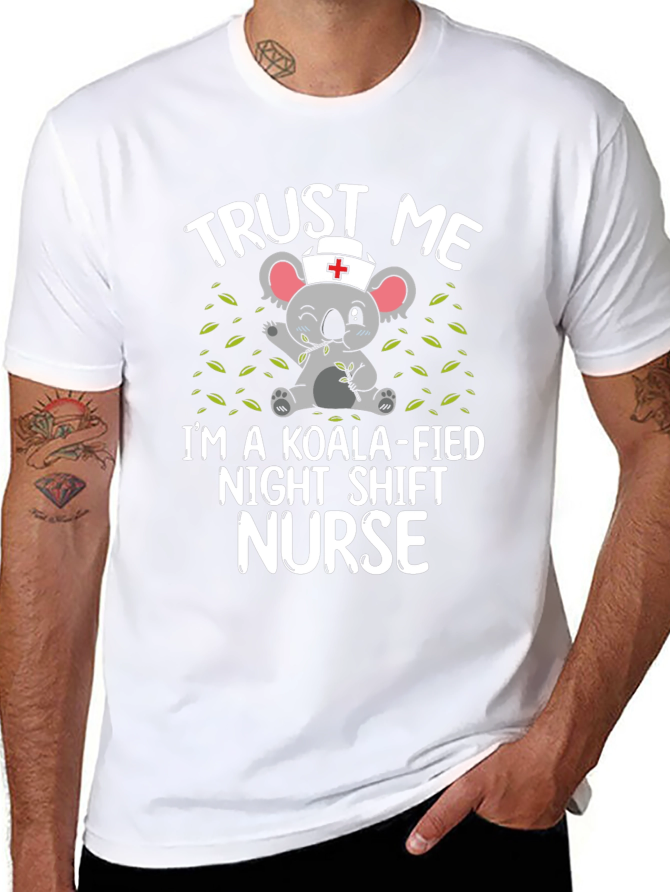 Koala-fied Night Shift Nurse T-Shirt