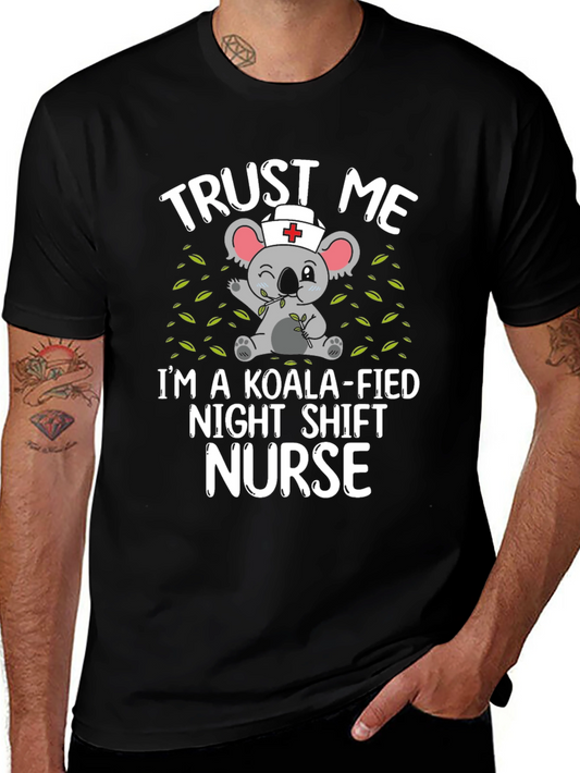 Koala-fied Night Shift Nurse T-Shirt