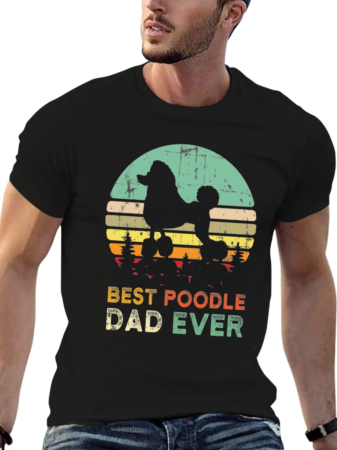 Best Poodle Dad Ever T-Shirt
