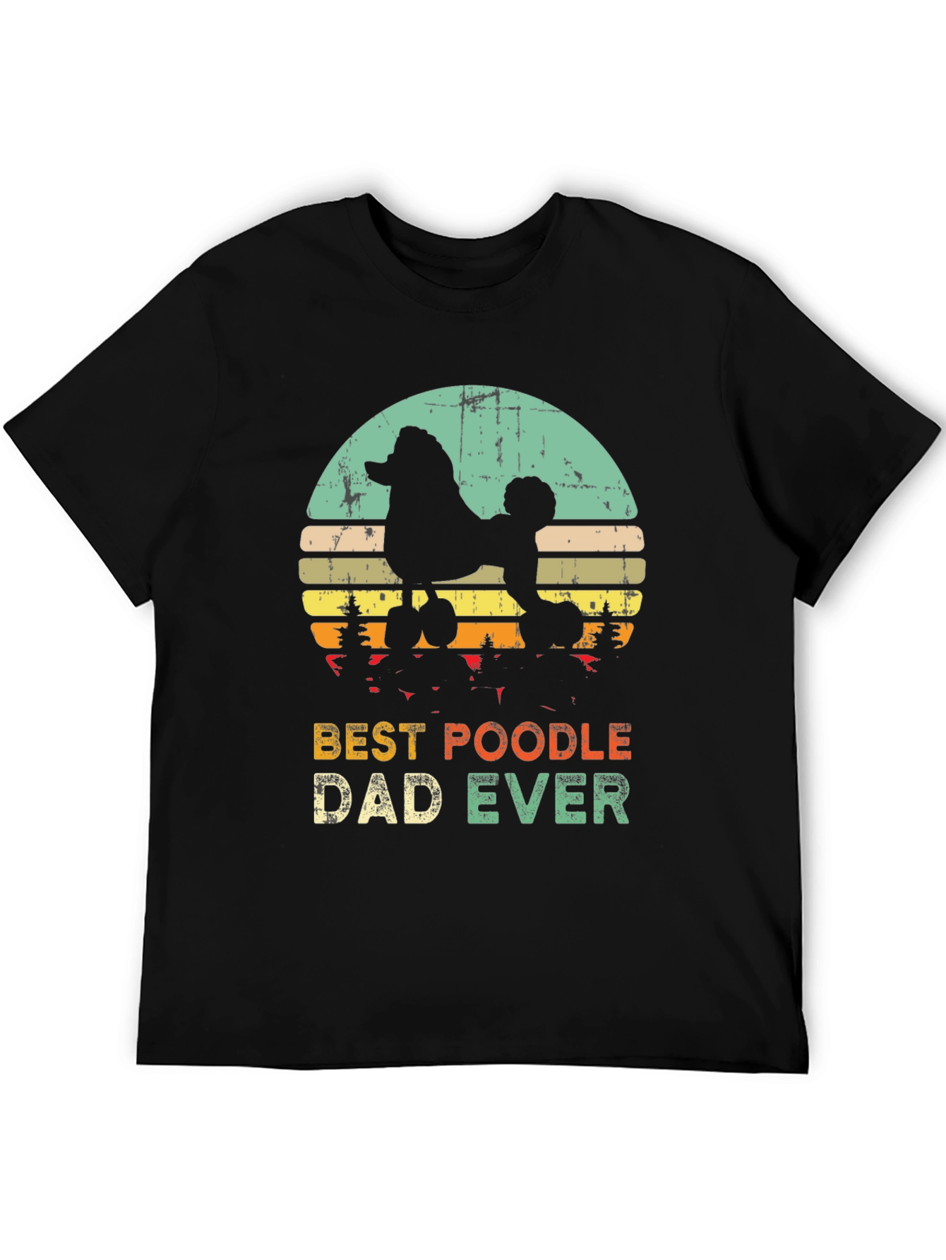 Best Poodle Dad Ever T-Shirt