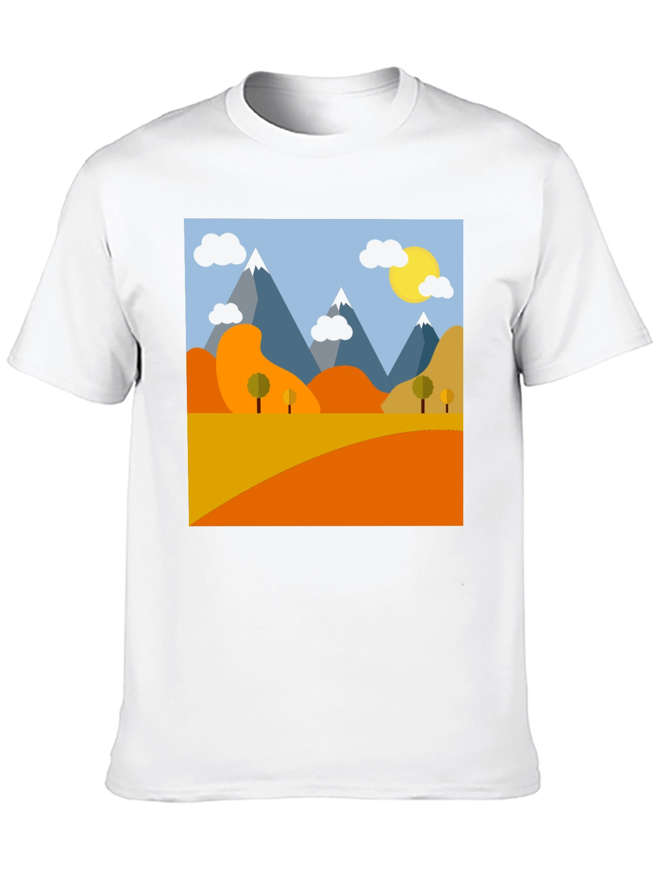 Mountain Landscape Graphic Tee - Nature Lovers Shirt