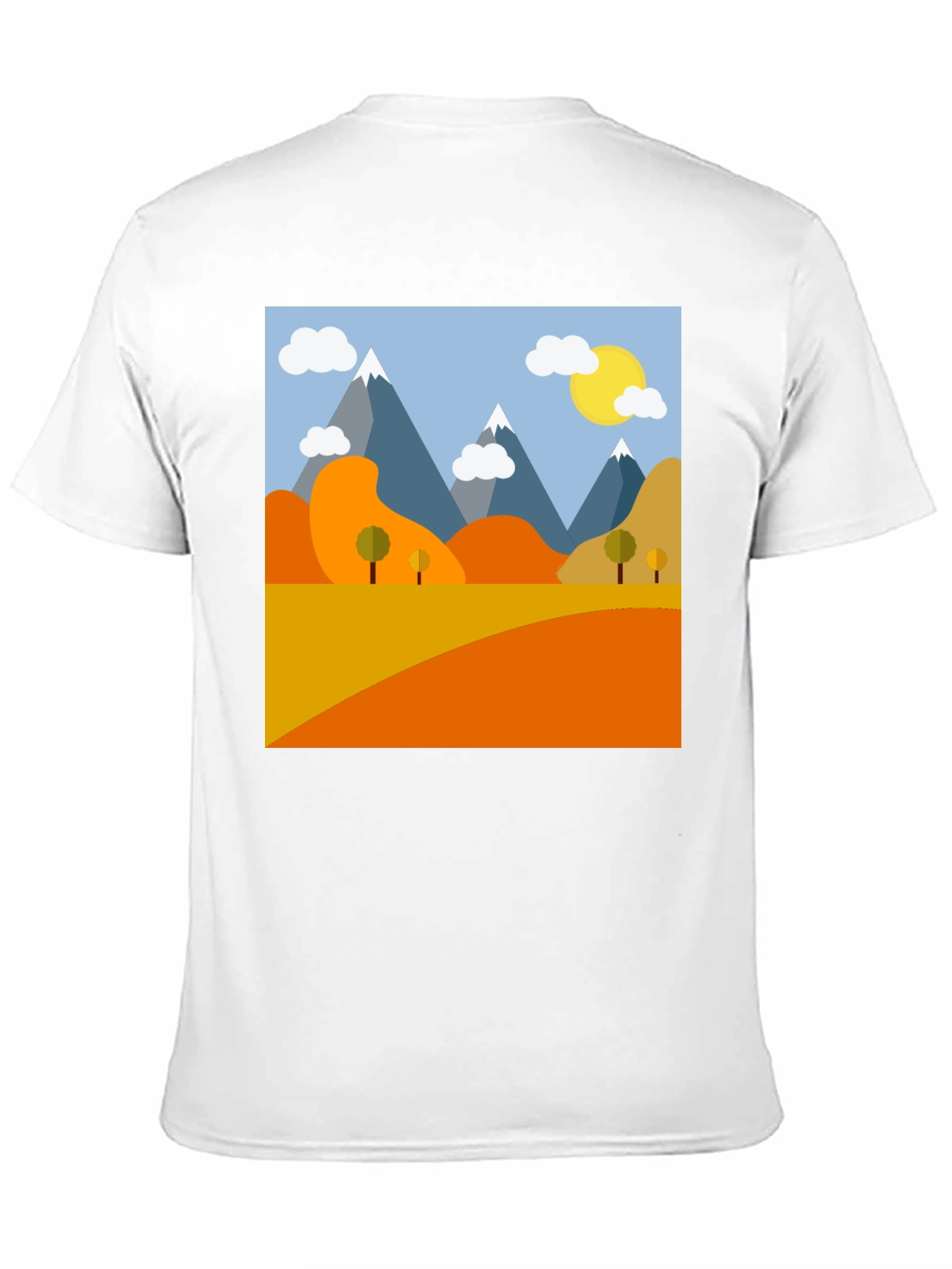 Mountain Landscape Graphic Tee - Nature Lovers Shirt