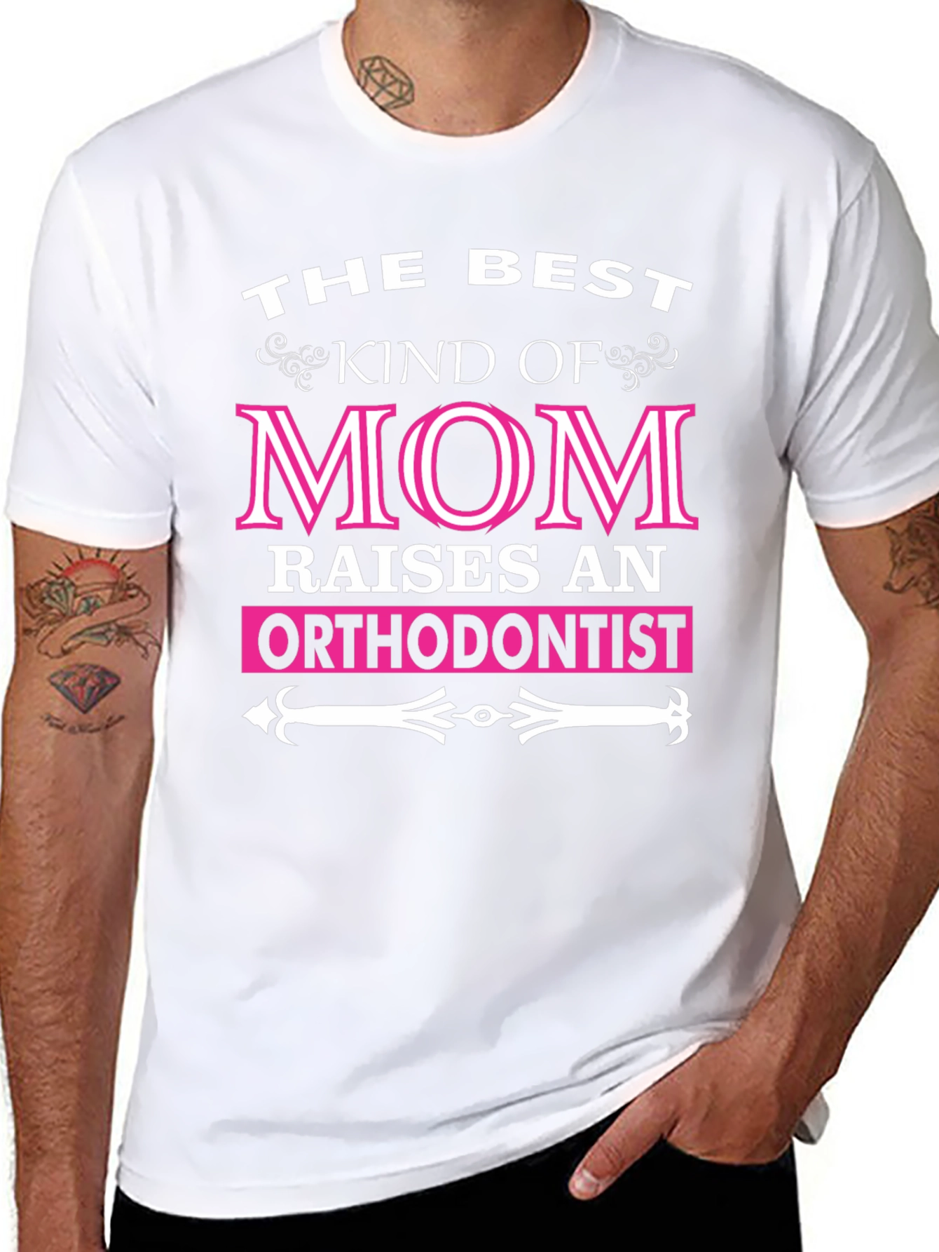 Best Kind of Mom Orthodontist Graphic Tee