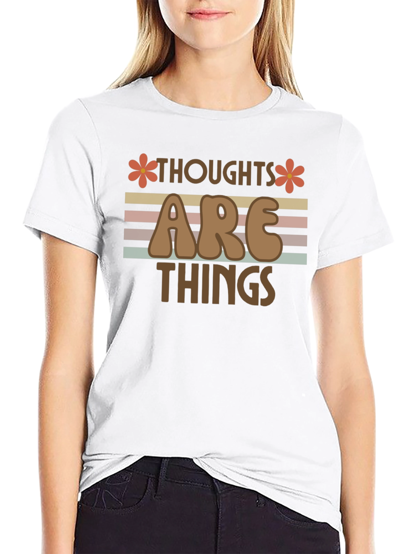 Retro Thoughts Are Things Graphic Tee