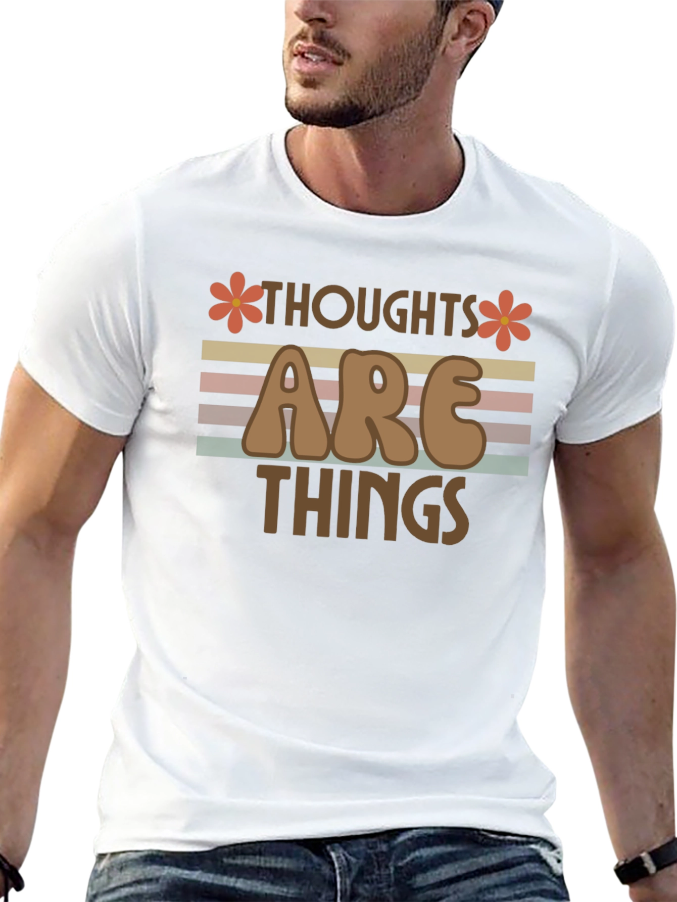 Retro Thoughts Are Things Graphic Tee
