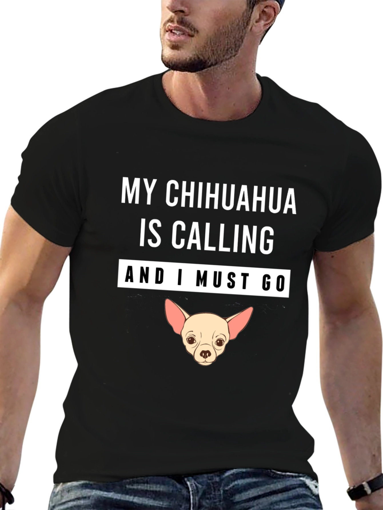 Chihuahua Calling T-Shirt