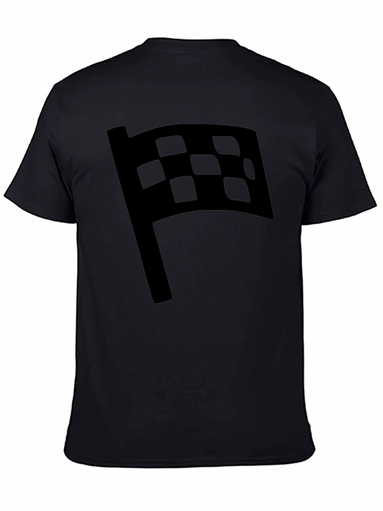 Checkered Flag Graphic Tee - Racing Fan Shirt