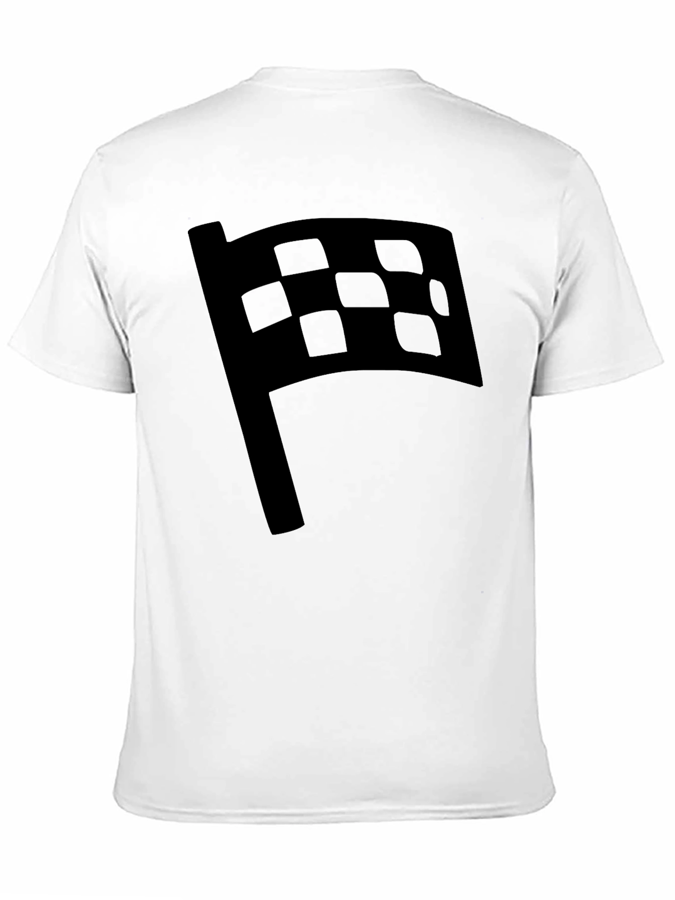 Checkered Flag Graphic Tee - Racing Fan Shirt