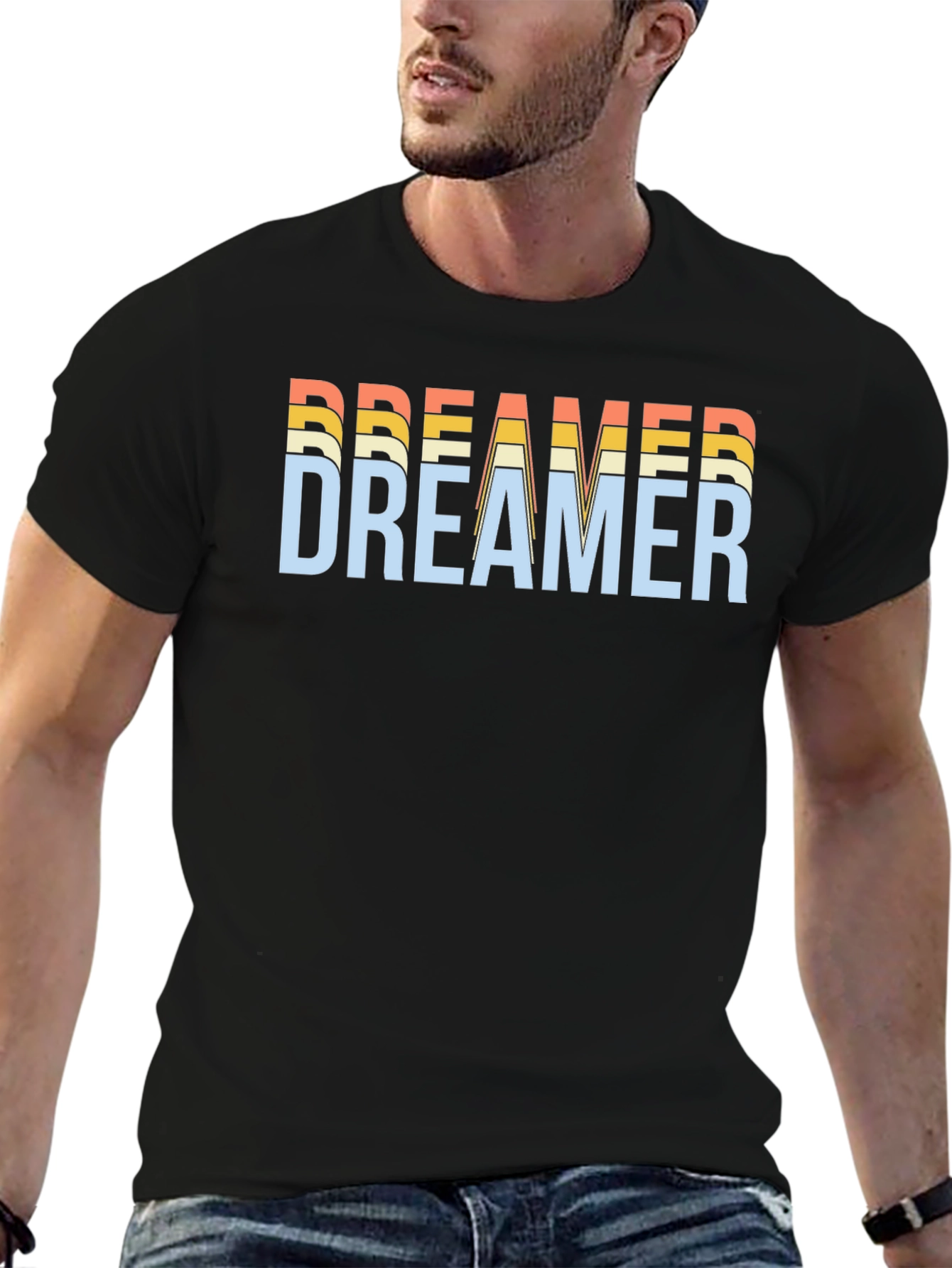 Dreamer Retro Style Graphic T-Shirt