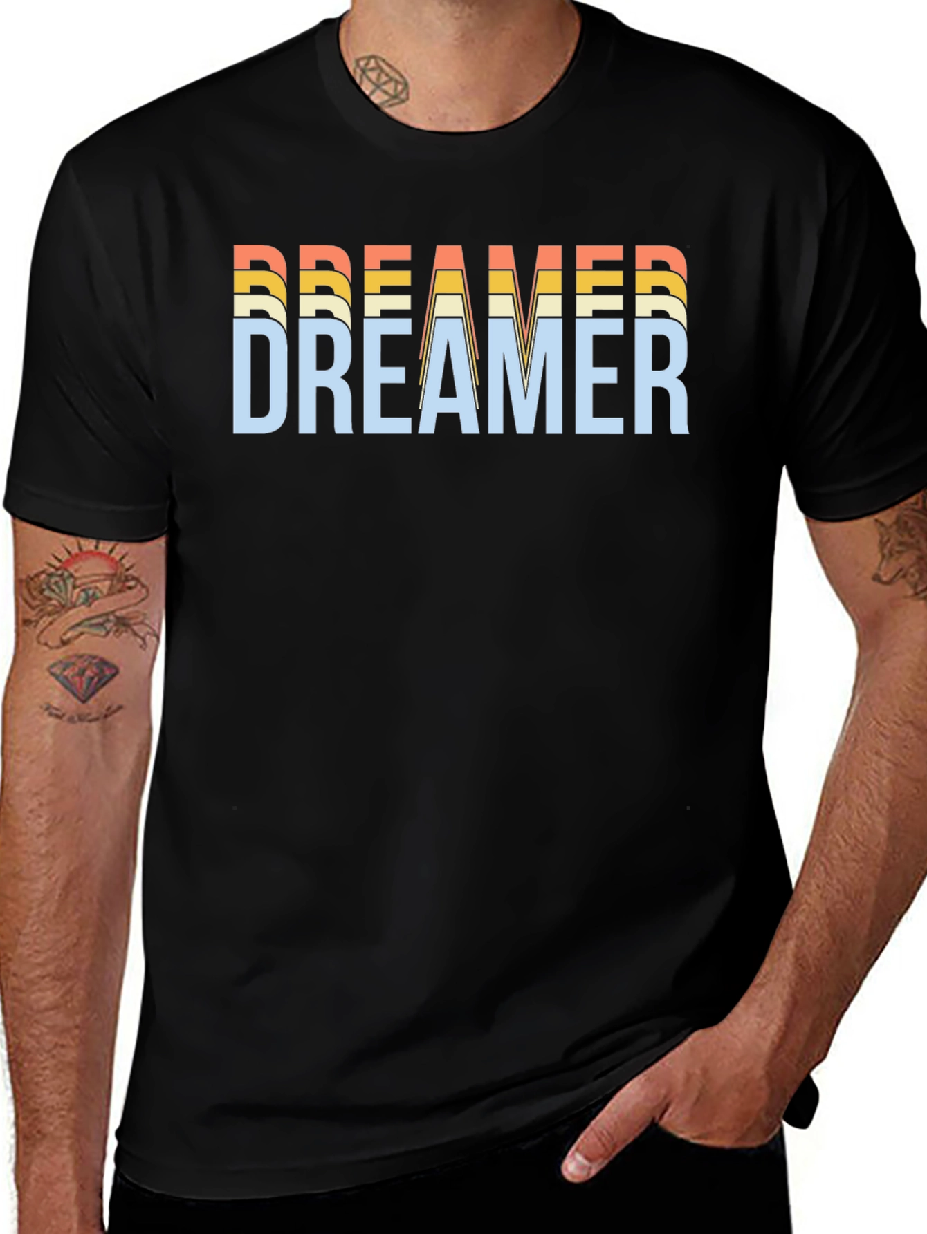 Dreamer Retro Style Graphic T-Shirt