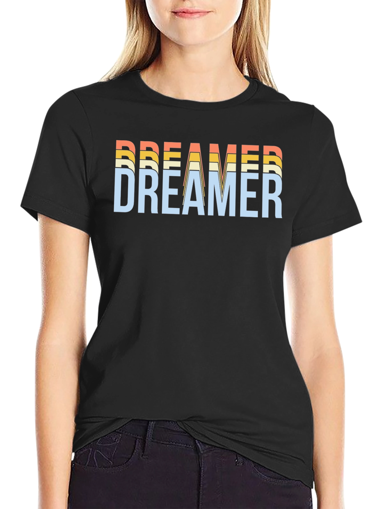 Dreamer Retro Style Graphic T-Shirt
