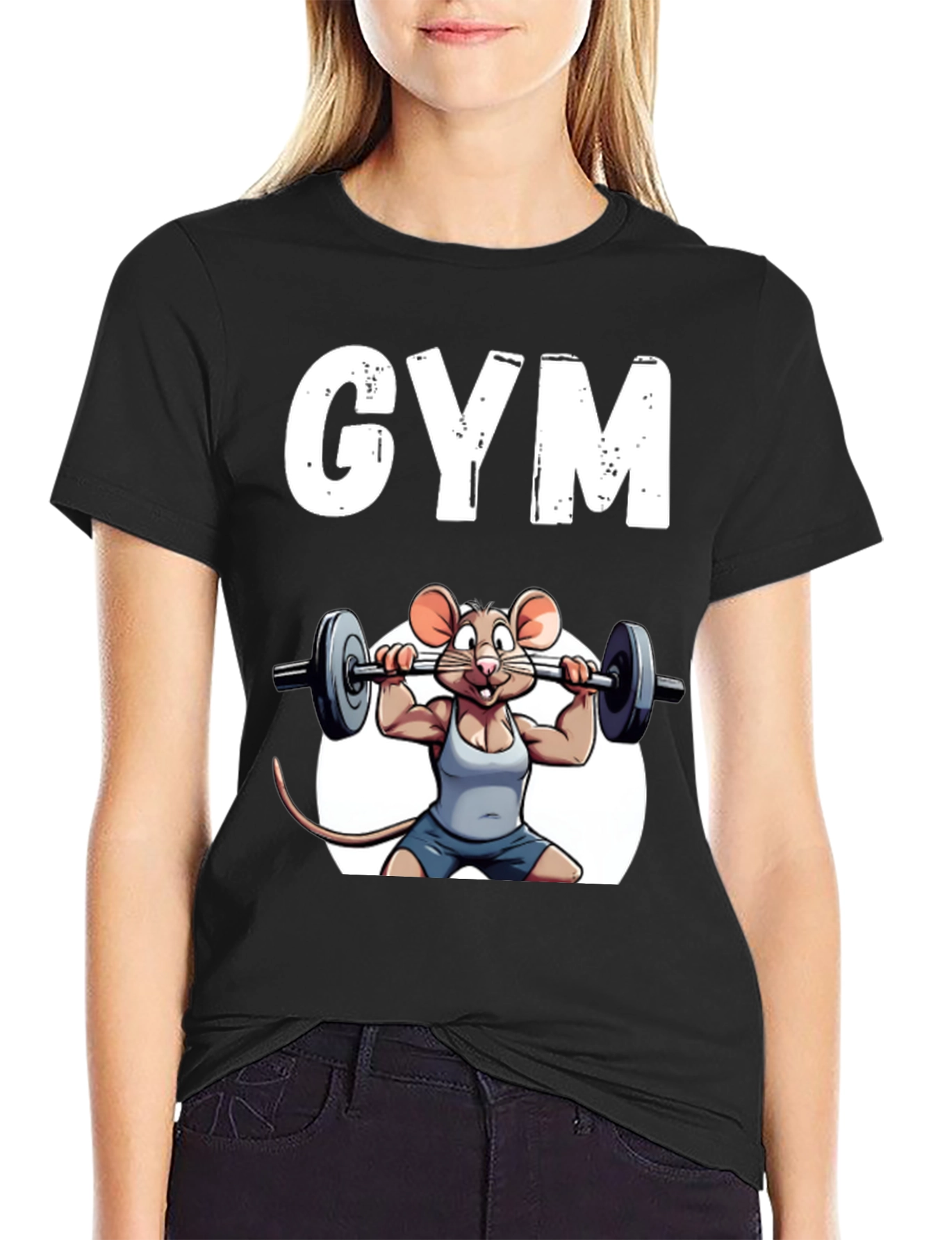Funny Mouse Gym T-Shirt