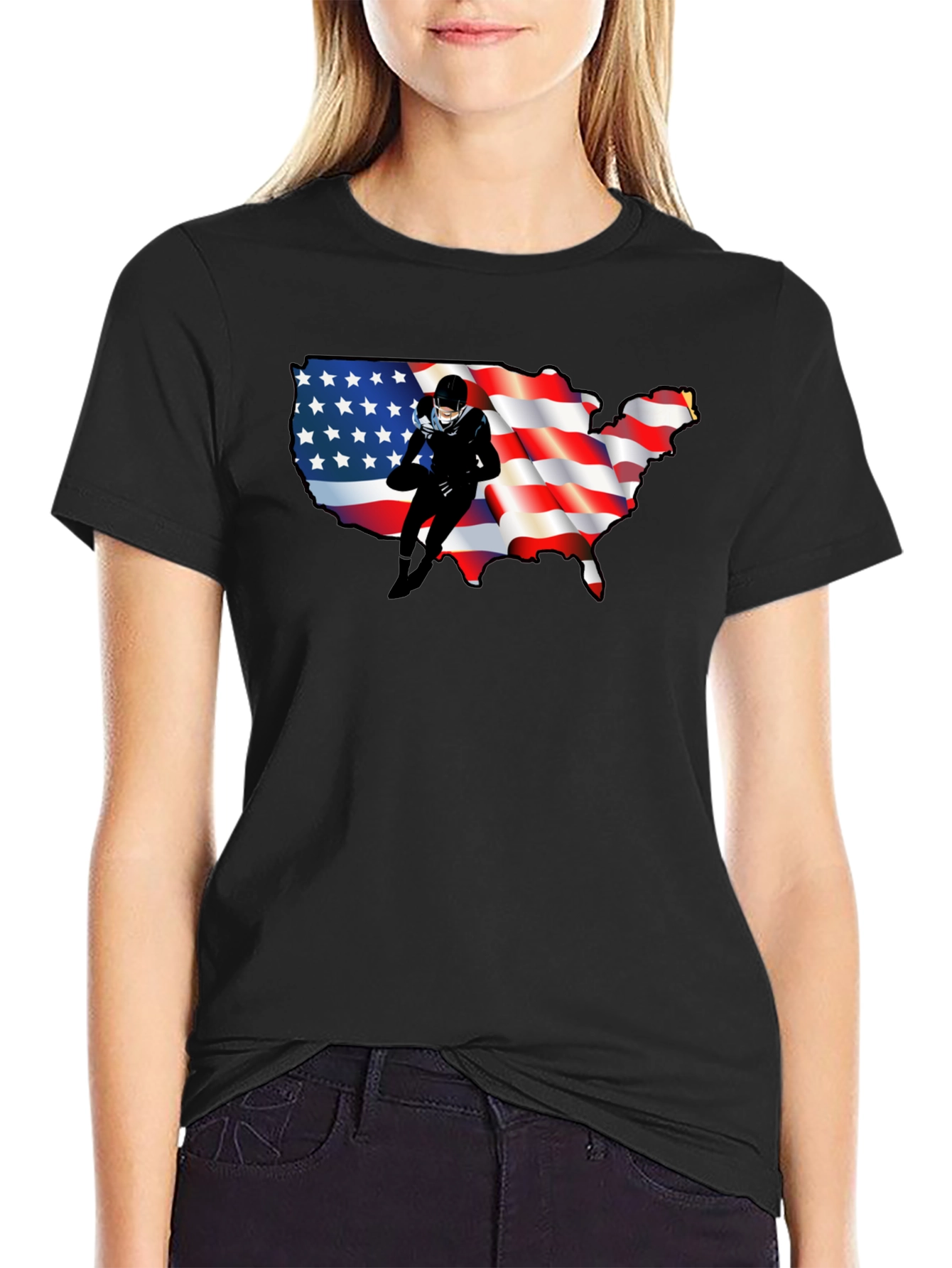 USA Football T-Shirt: Patriotic Pride