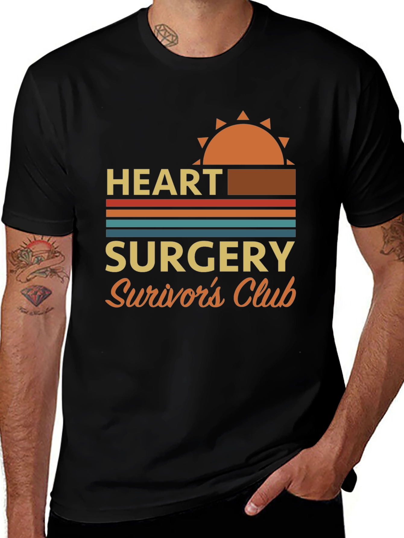 Heart Surgery Survivors Club Graphic T-Shirt