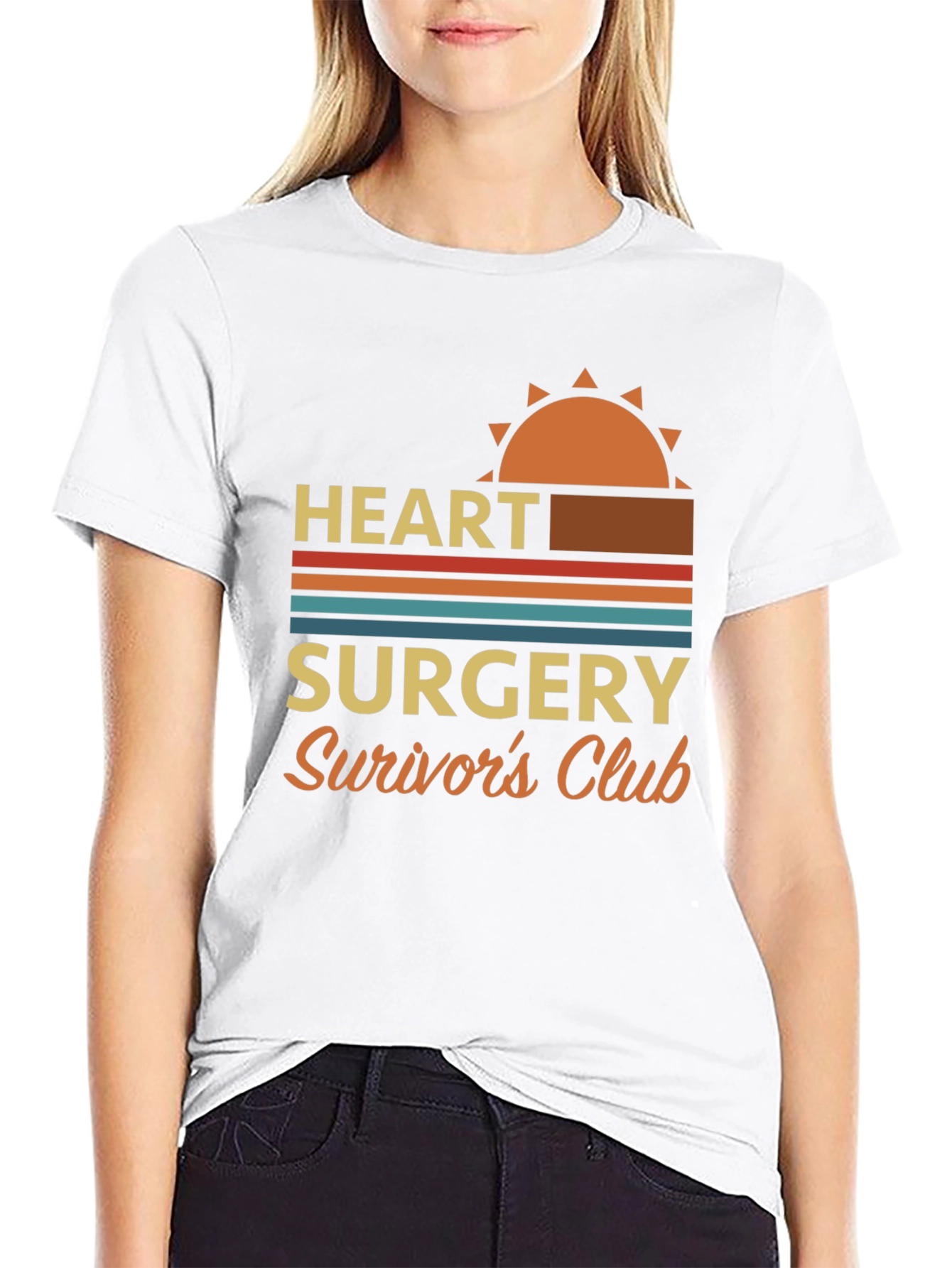 Heart Surgery Survivors Club Graphic T-Shirt