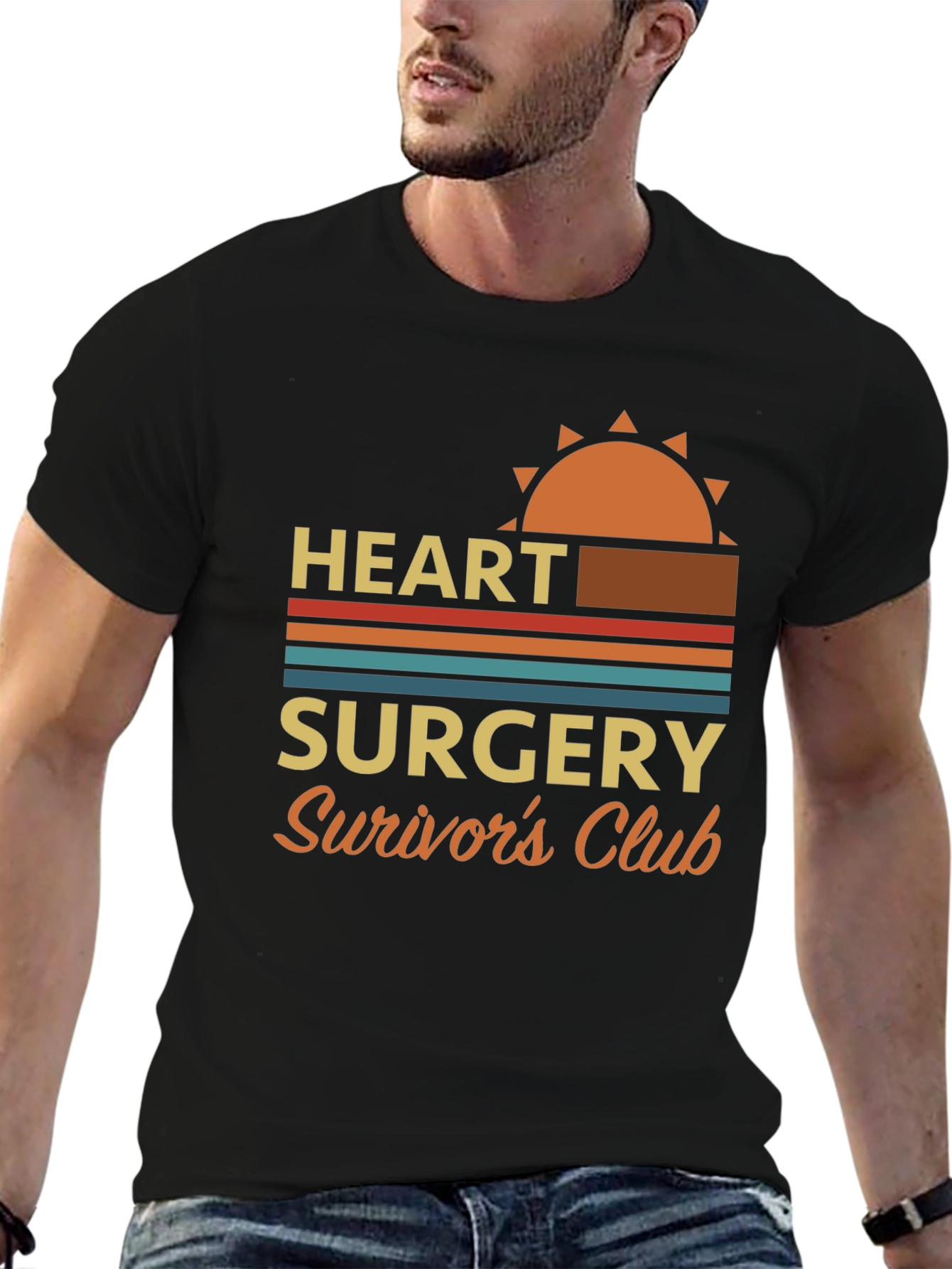 Heart Surgery Survivors Club Graphic T-Shirt