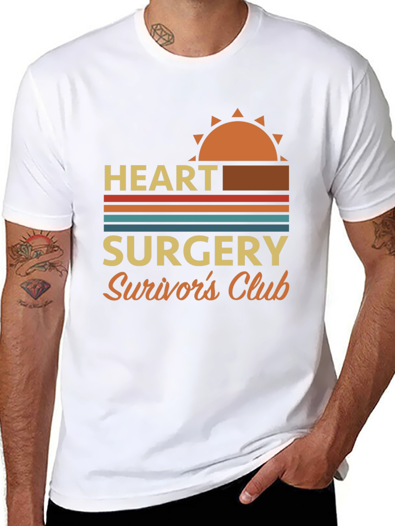 Heart Surgery Survivors Club Graphic T-Shirt