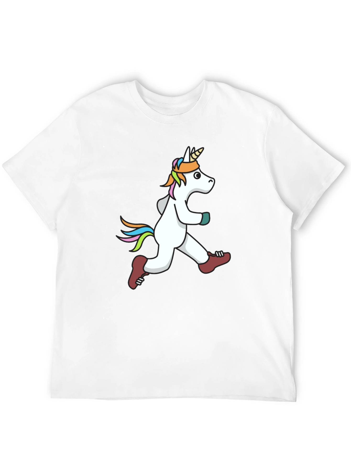 Running Unicorn Graphic Tee - Black