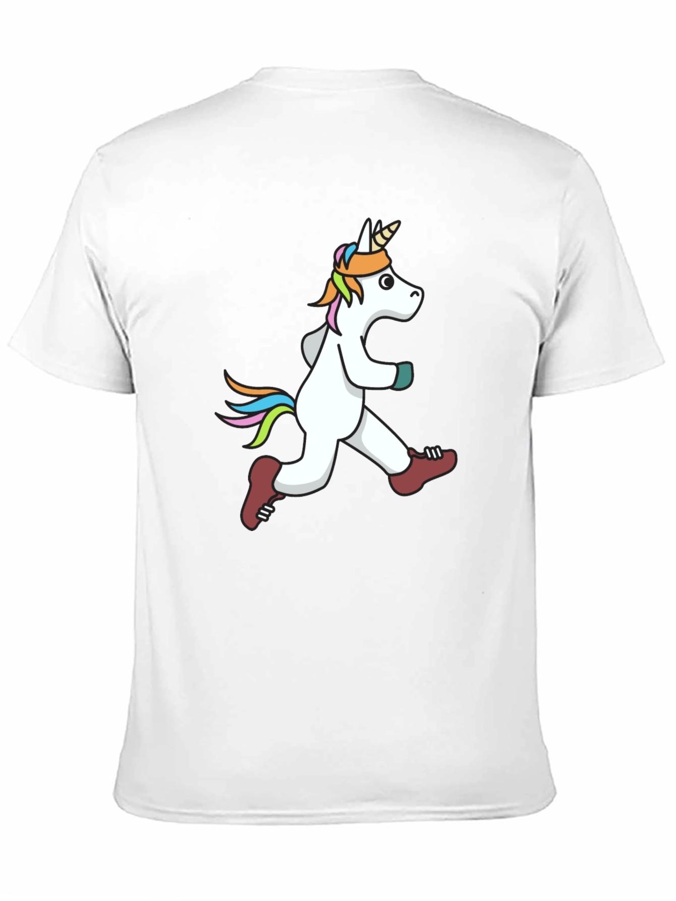 Running Unicorn Graphic Tee - Black