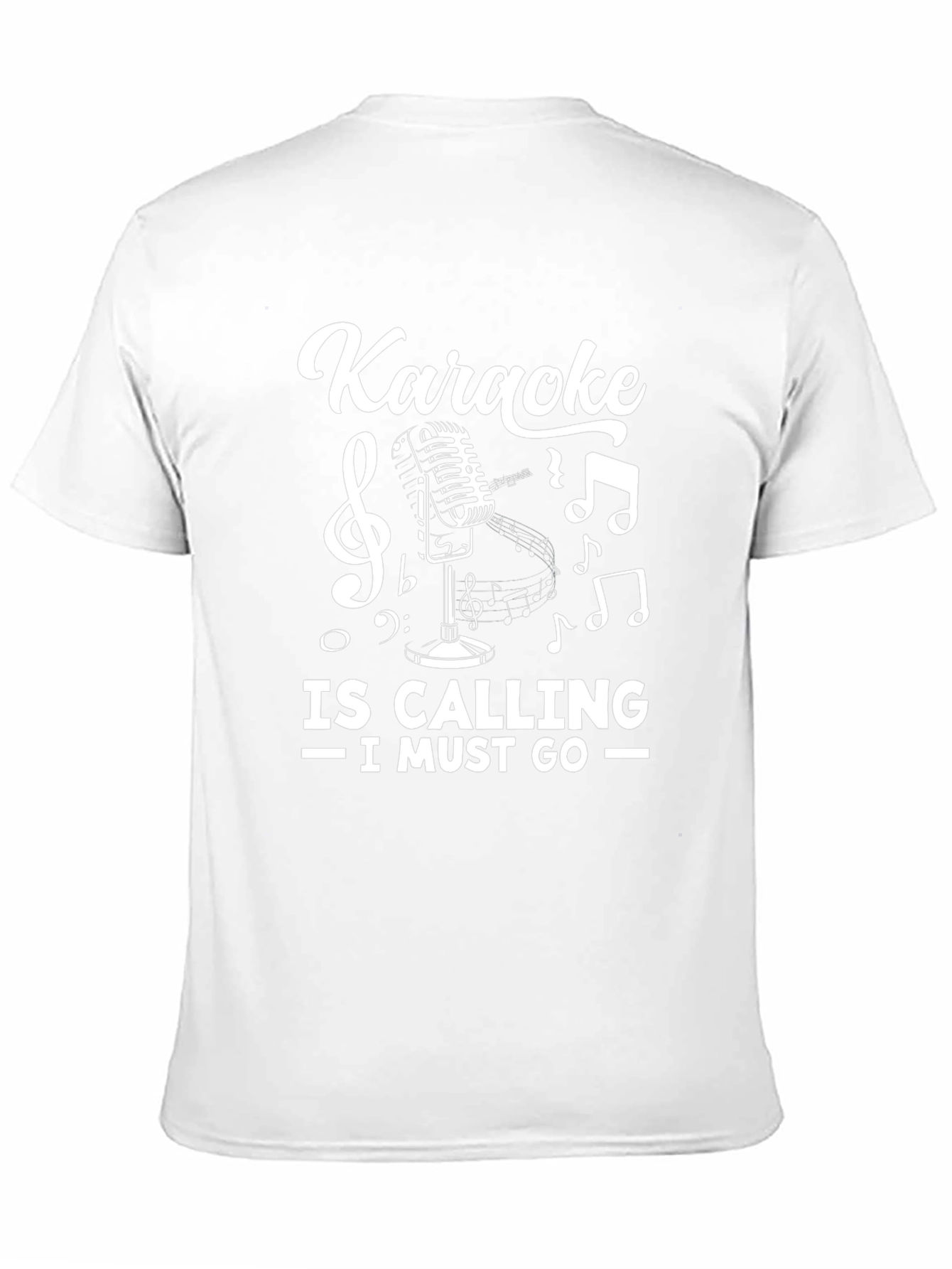 Karaoke Calling T-Shirt - Music Lover Tee