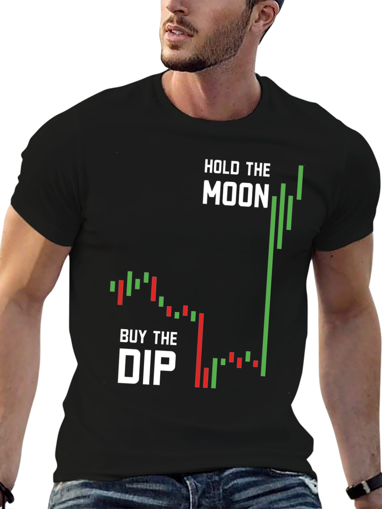 Hold The Moon Buy The Dip Crypto T-Shirt