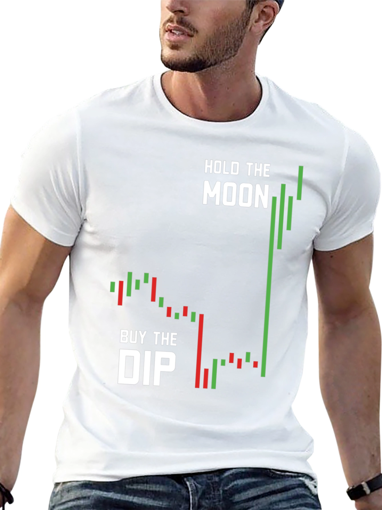 Hold The Moon Buy The Dip Crypto T-Shirt