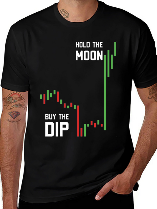 Hold The Moon Buy The Dip Crypto T-Shirt