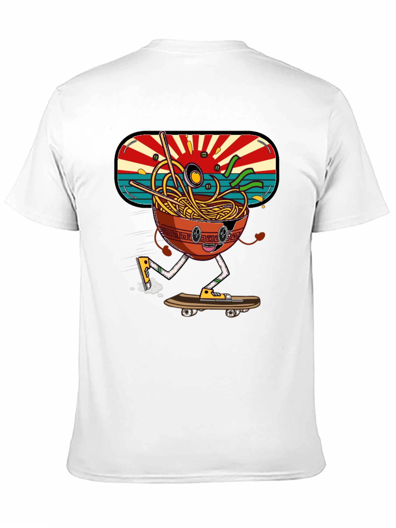 Ramen Skateboarder Graphic Tee