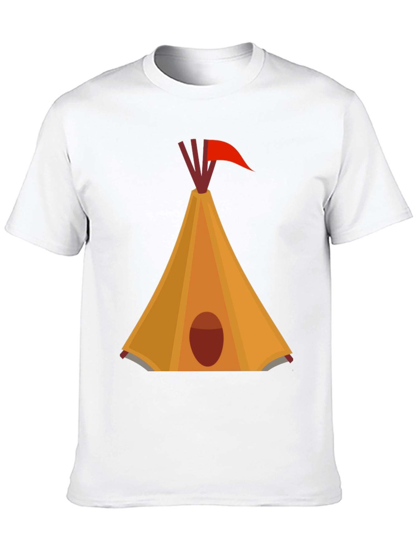Teepee Graphic Black T-Shirt