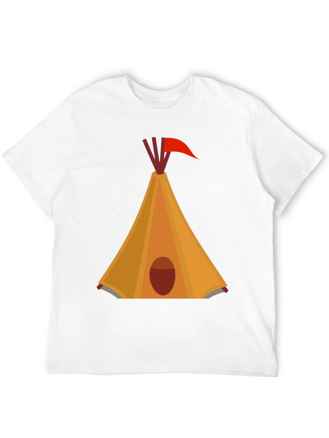 Teepee Graphic Black T-Shirt