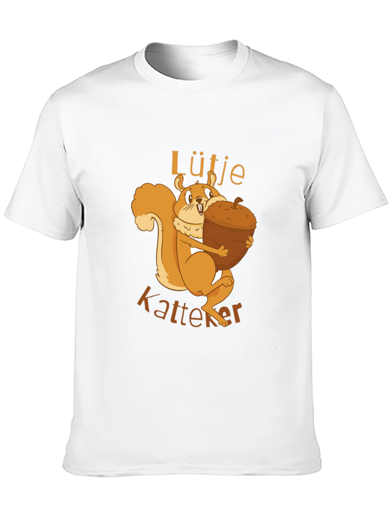 Cute Squirrel Acorn Graphic Tee