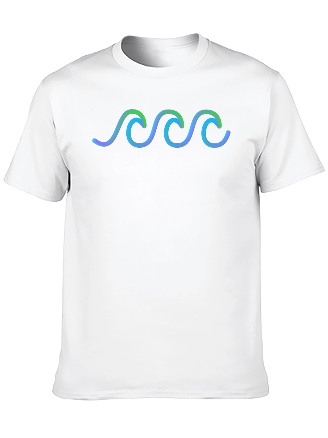 Wave Pattern T-Shirt - Stylish & Comfortable
