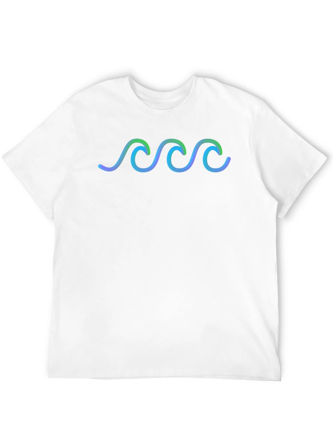 Wave Pattern T-Shirt - Stylish & Comfortable