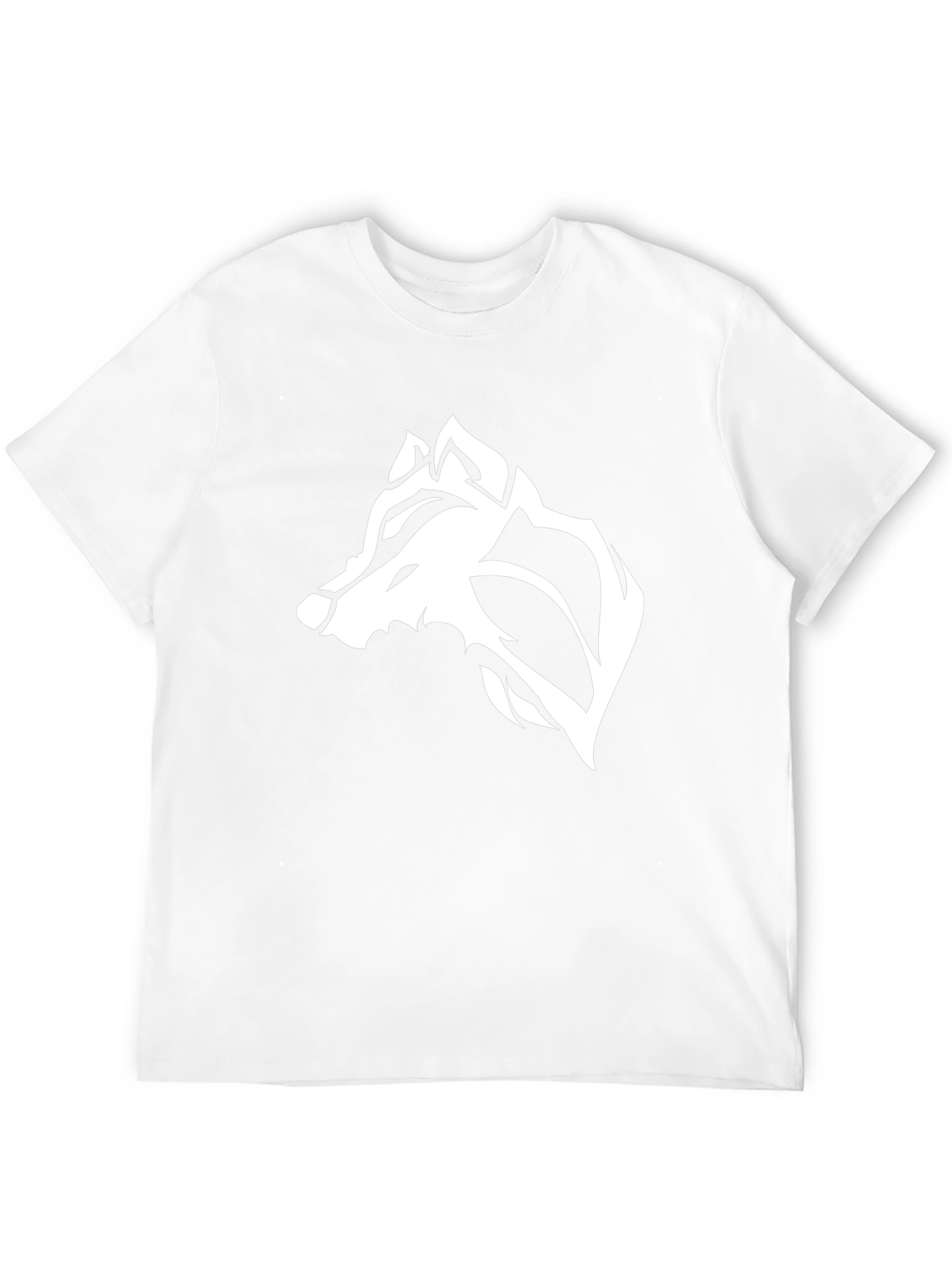Mens Black Wolf Graphic Tee - Stylish Casual Wear