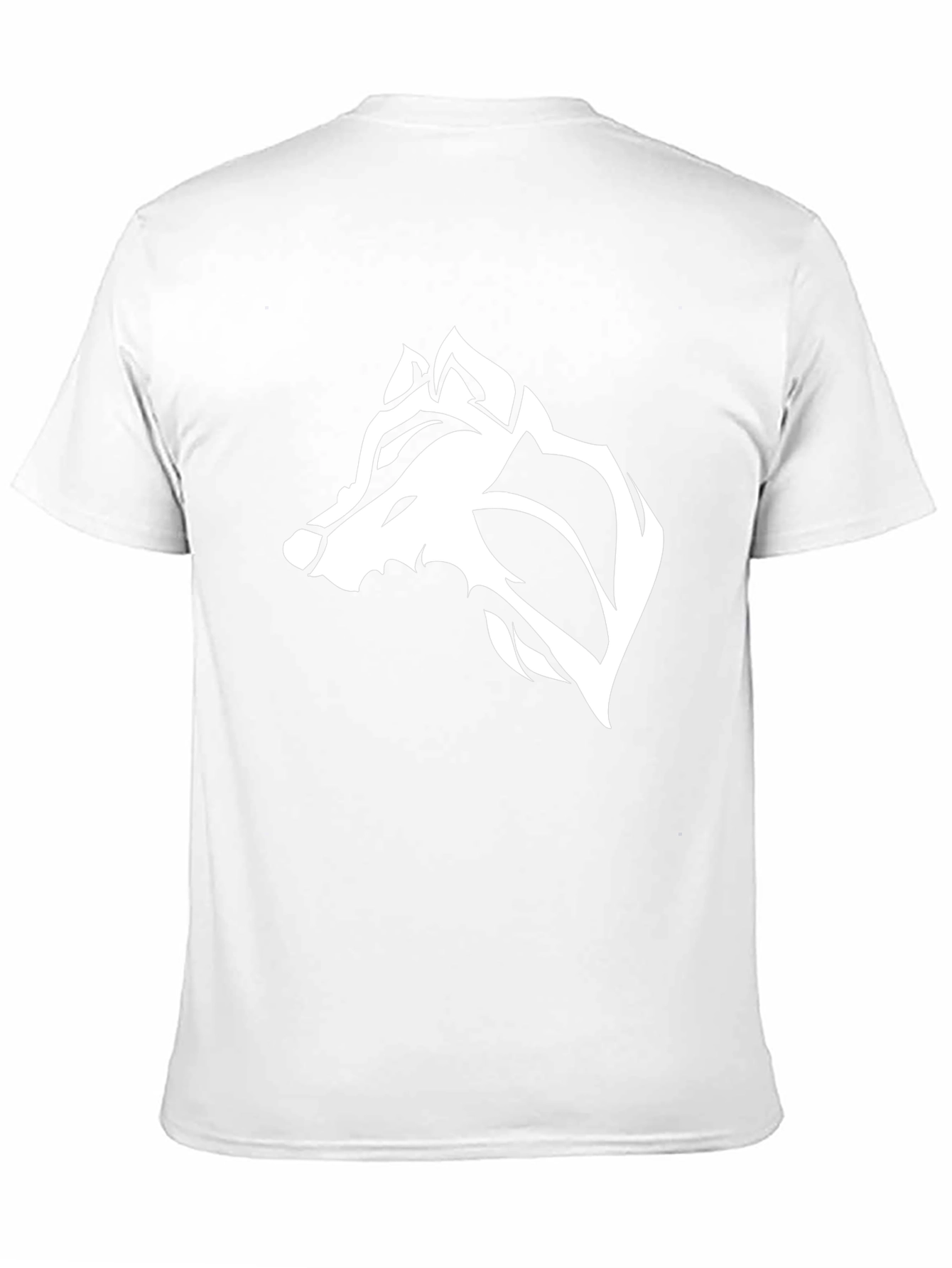 Mens Black Wolf Graphic Tee - Stylish Casual Wear