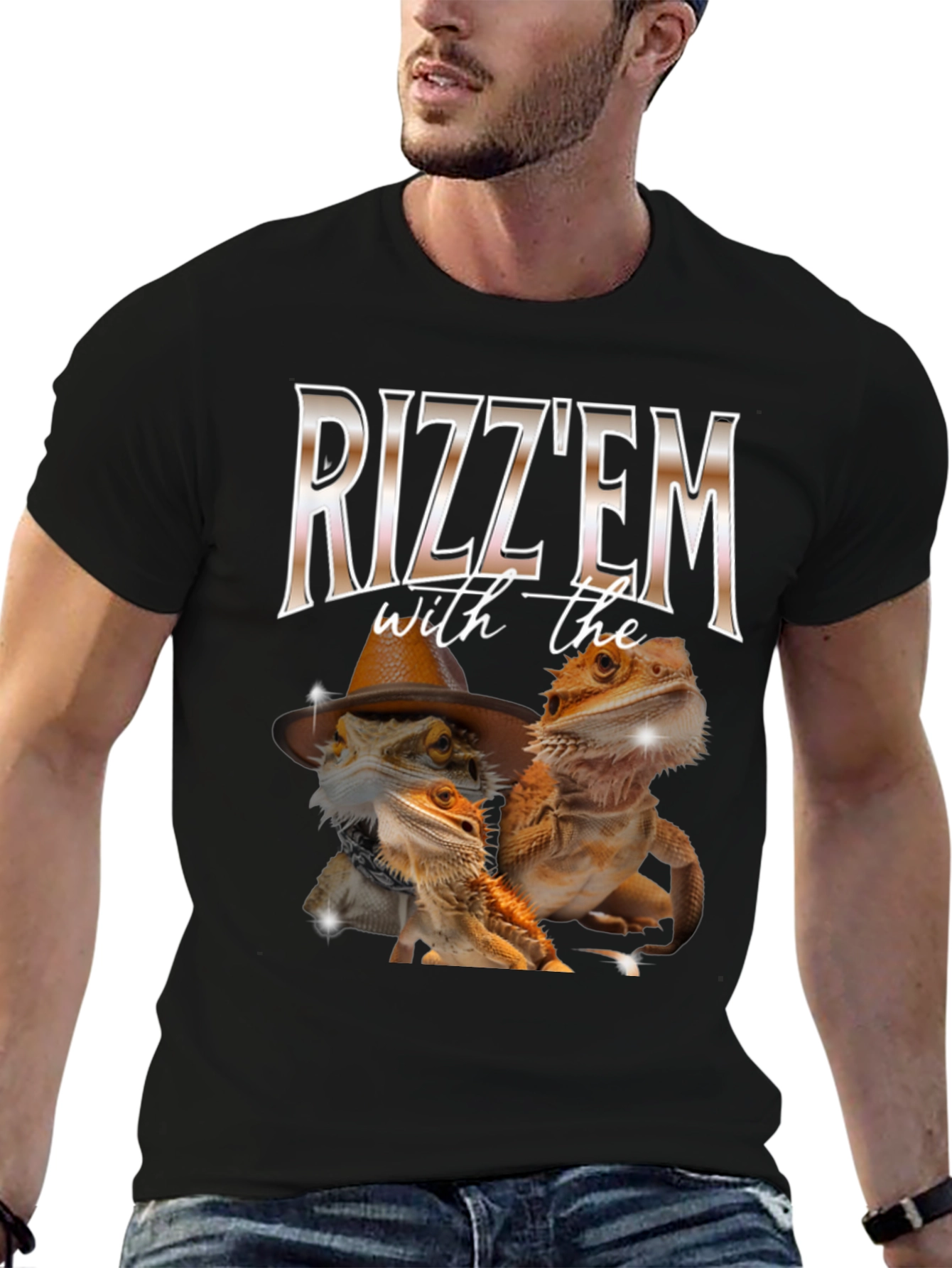 Rizzem With the Lizards Graphic T-Shirt