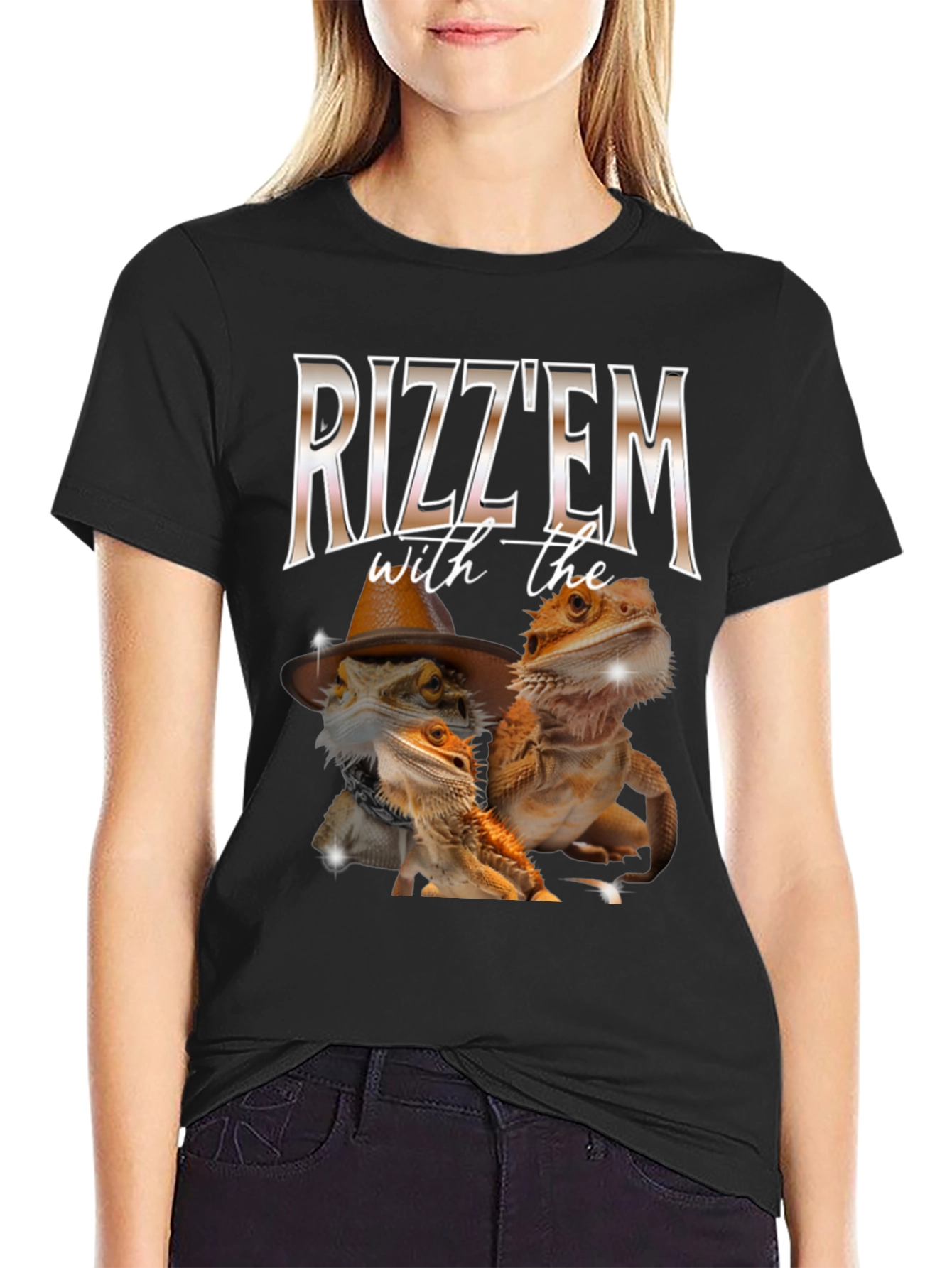 Rizzem With the Lizards Graphic T-Shirt