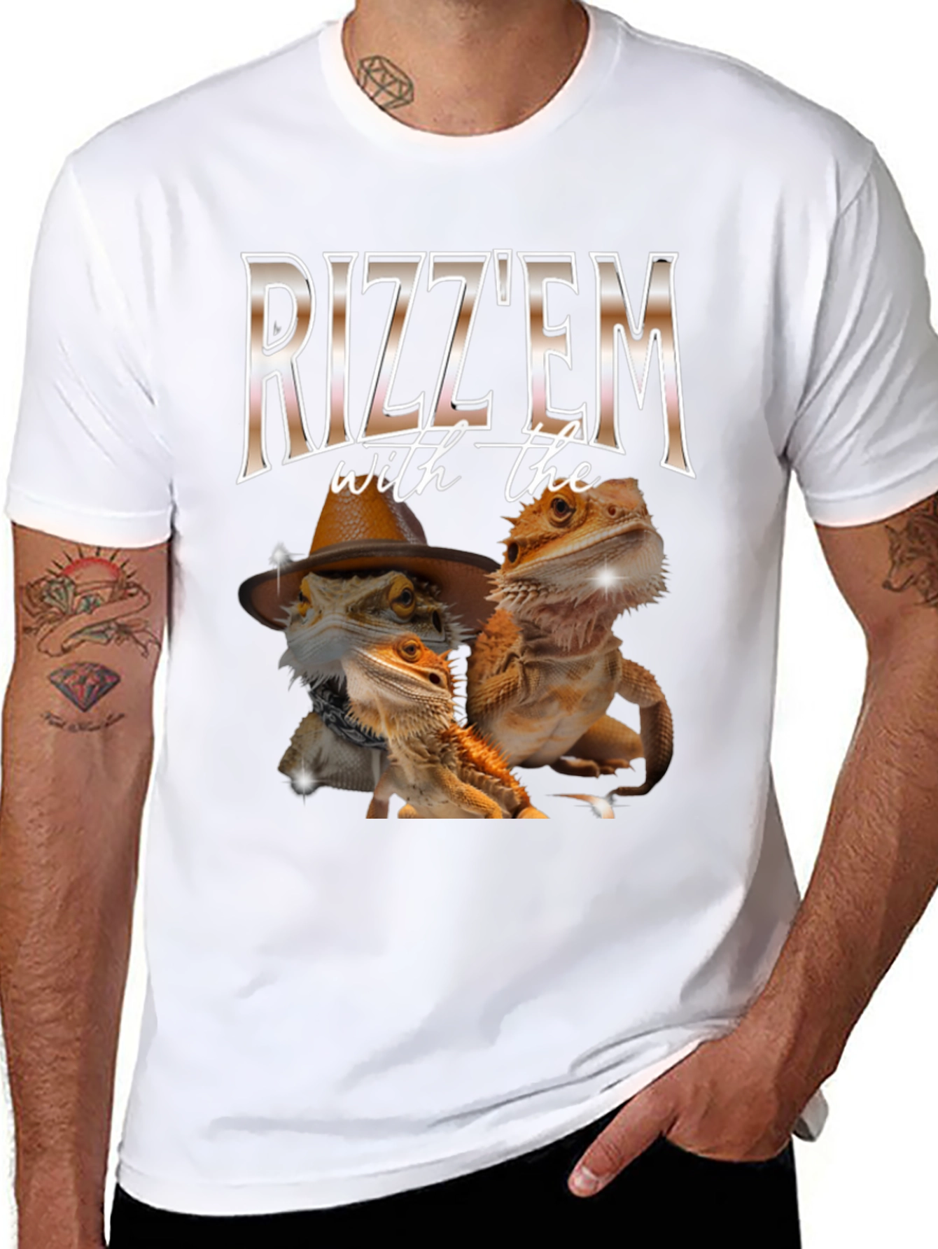 Rizzem With the Lizards Graphic T-Shirt